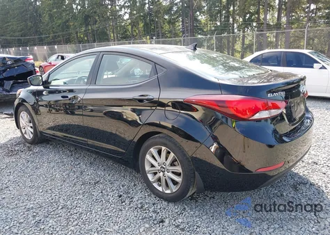 2014 Hyundai Elantra Se from USA, damaged, VIN KMHDH4AEXEU165173